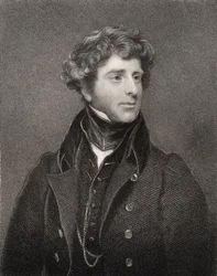 George James Agar-Ellis, 1. baron Dover, vyrytý E. Scrivenem (1775-1841), z 